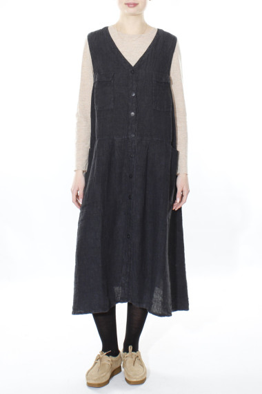 lang spencer kjole i hør