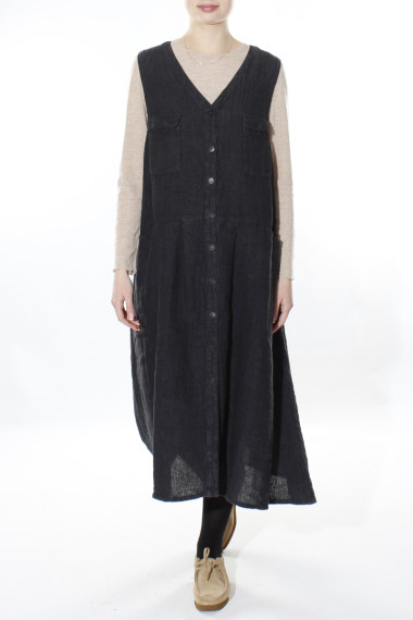 lang spencer kjole i hør