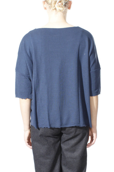 Baggy busseronne i merinould fra By Basics i midt nat blå