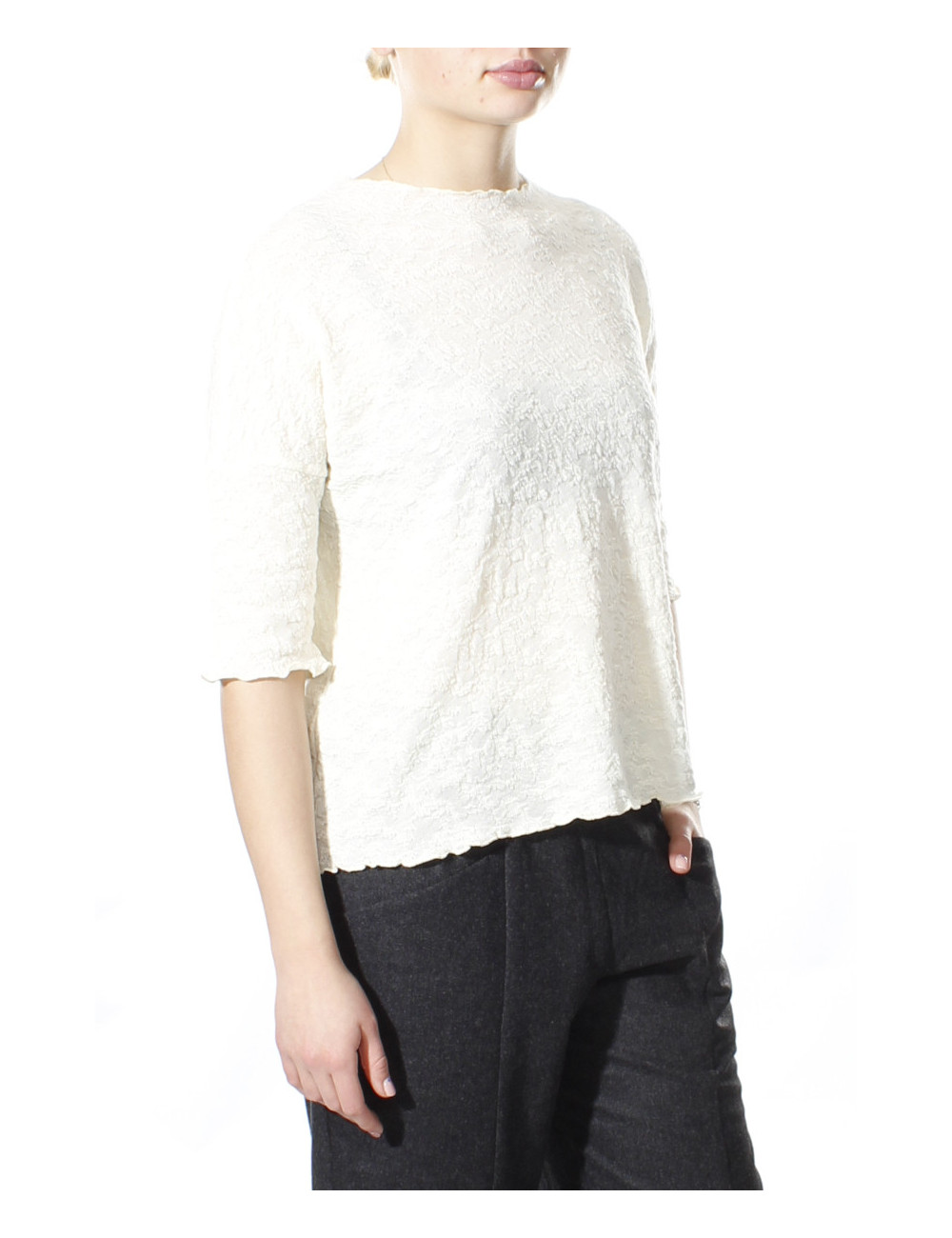 Baggy busseronne i merino bobble uld 4506 i basis farver
