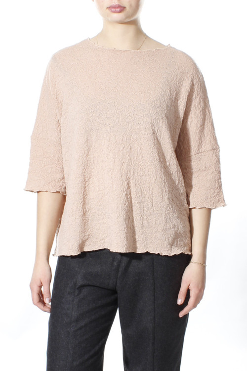 Baggy busseronne i merino bobble uld 4506