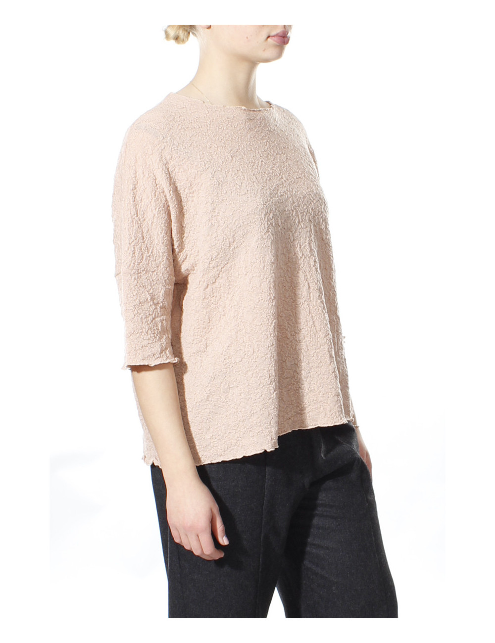 Baggy busseronne i merino bobble uld 4506 i basis farver