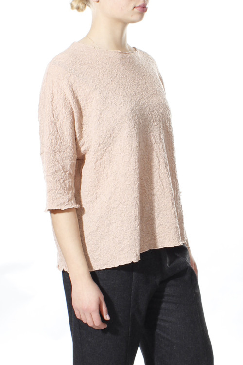 Baggy busseronne i merino bobble uld 4506