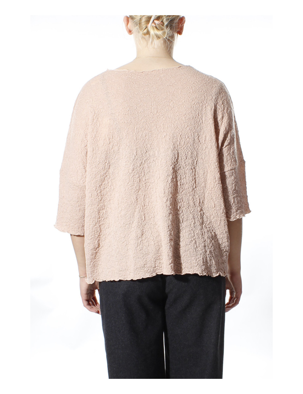 Baggy busseronne i merino bobble uld 4506 i basis farver