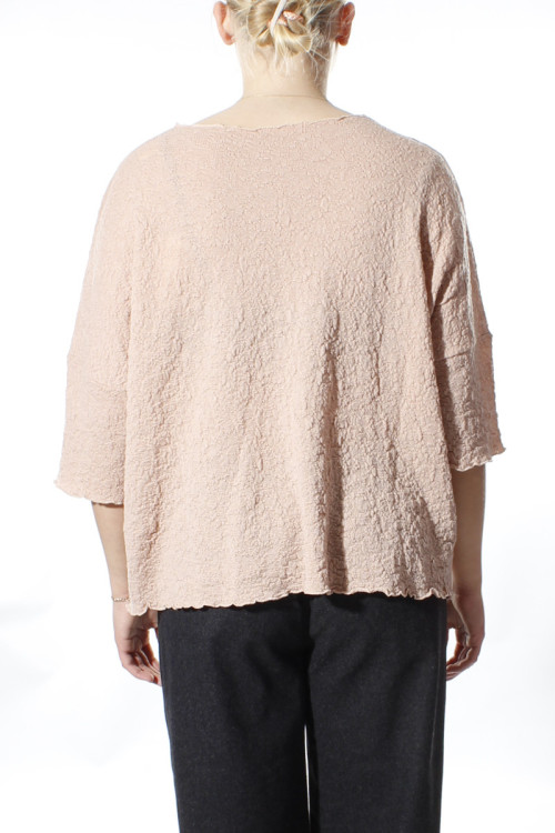 Baggy busseronne i merino bobble uld 4506