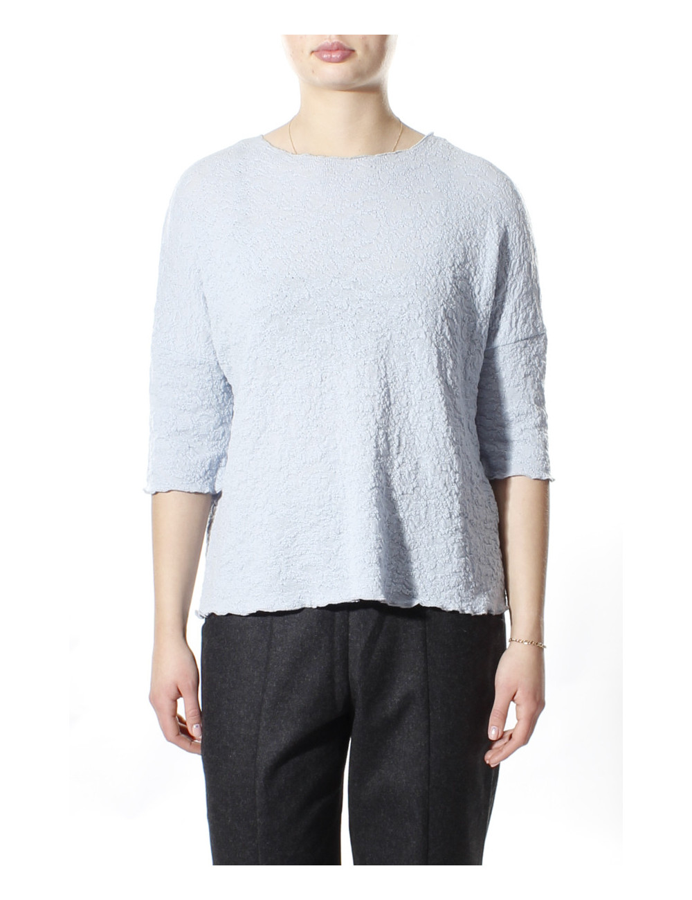 Baggy busseronne i merino bobble uld 4506 i basis farver