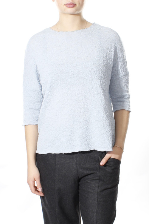 Baggy busseronne i merino bobble uld 4506