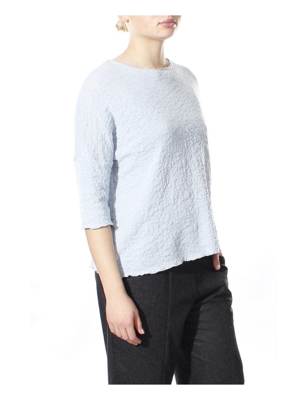Baggy busseronne i merino bobble uld 4506 i basis farver