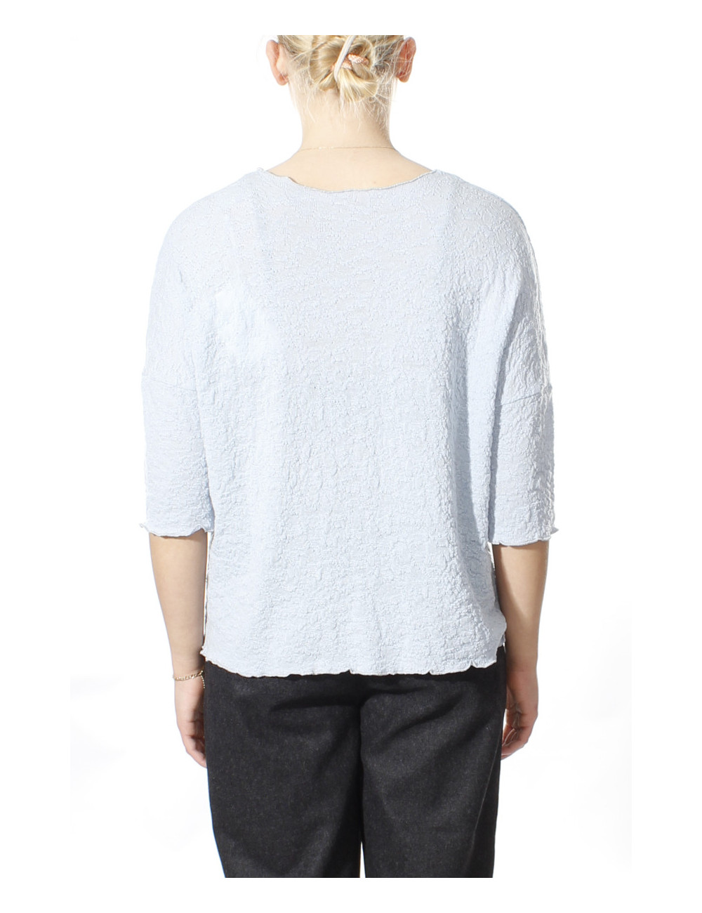 Baggy busseronne i merino bobble uld 4506 i basis farver