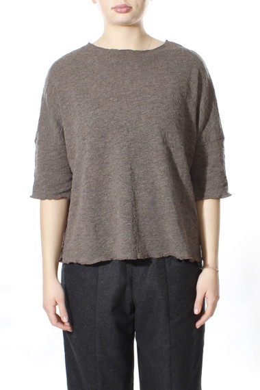 Baggy busseronne i merino bobble uld 4506