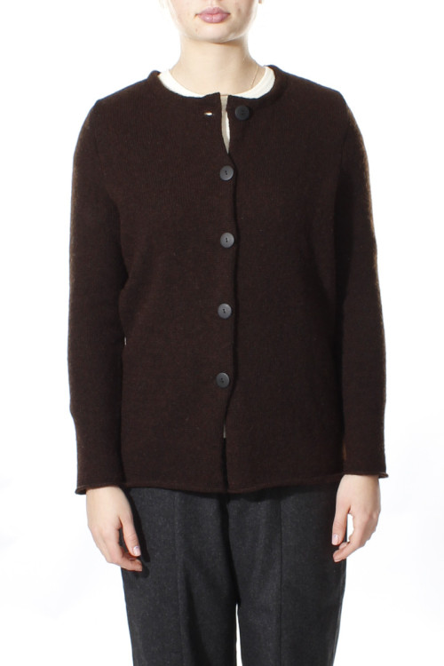 Strik cardigan i uld