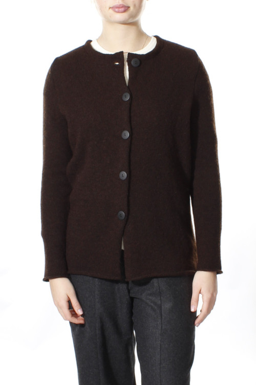 Strik cardigan i uld