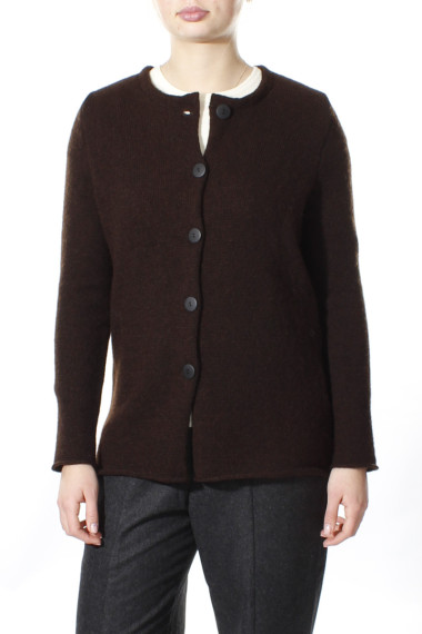 Strik cardigan i uld