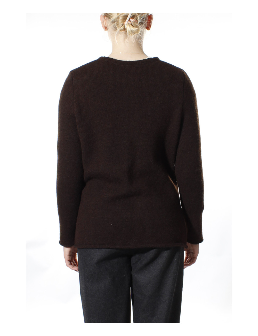 Strik cardigan i uld