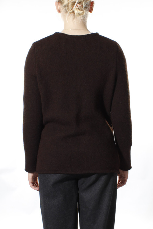 Strik cardigan i uld