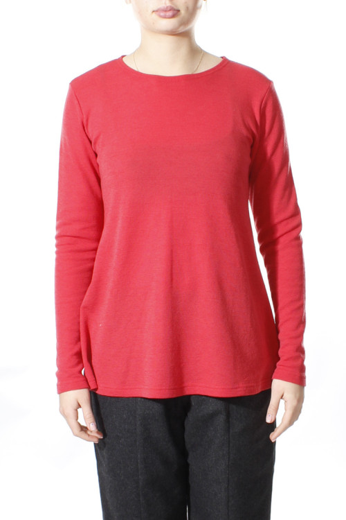 Merino uld bluse med A-facon 4024 i farver