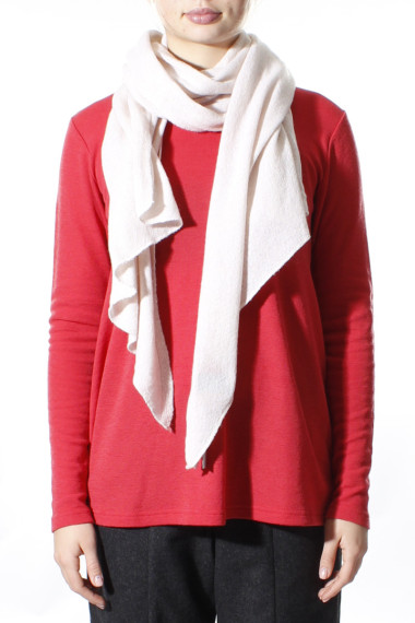 Varm puder farvet lammeulds tørklæde