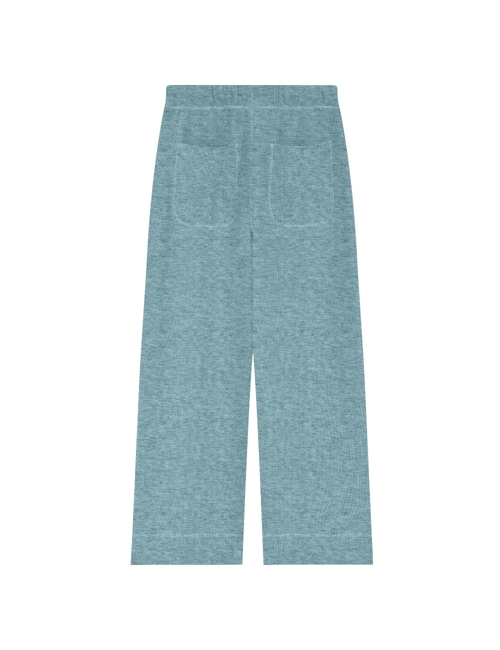 Brede bukser med lommer i merino uld 3008 i farver