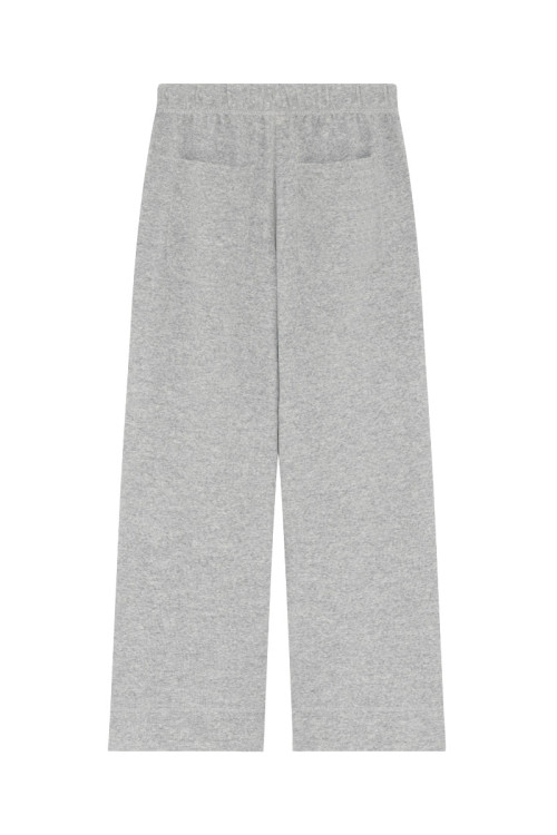 Brede bukser med lommer i merino uld 3008 i basis farver