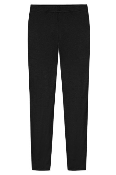 Leggings i merino uld fra By Basics i sort