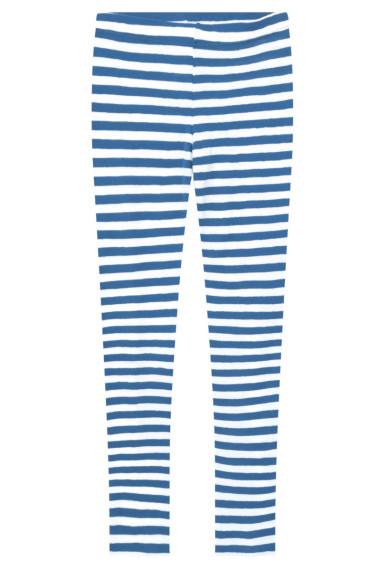 Ekstra lange merinould leggings 3011 i striber