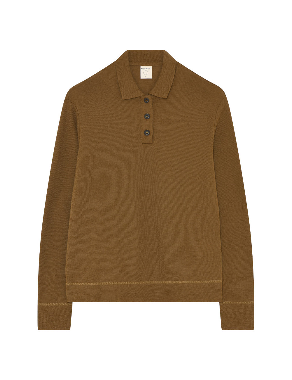 Polo trøje i merino uld 4058 i basis farver