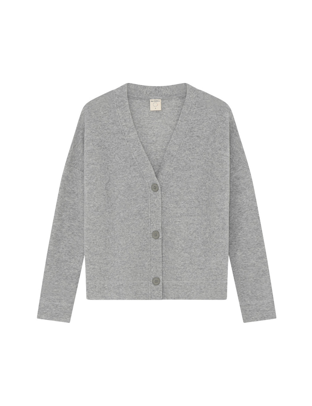 Klassisk cardigan med V-hals 8015 i basis farver
