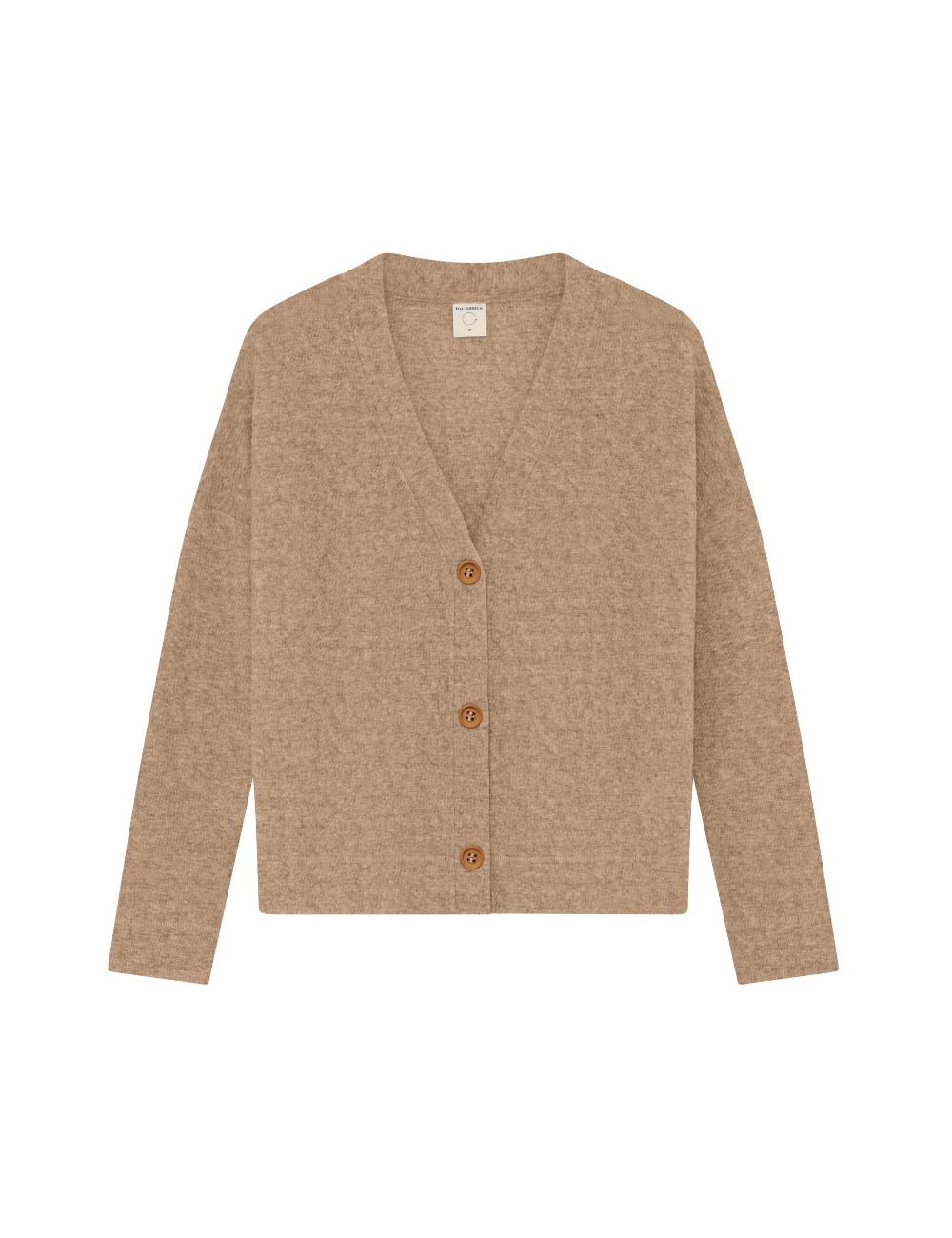 Klassisk cardigan med V-hals 8015 i basis farver