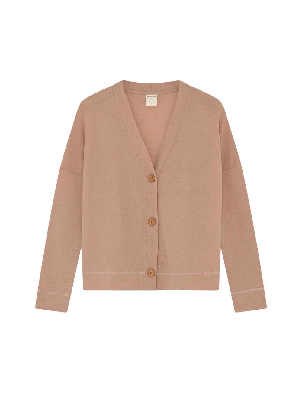 Klassisk cardigan med V-hals 8015 i farver