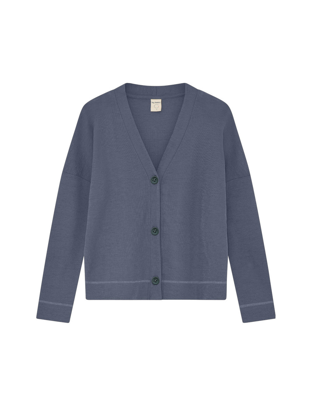 Klassisk cardigan med V-hals 8015 i farver