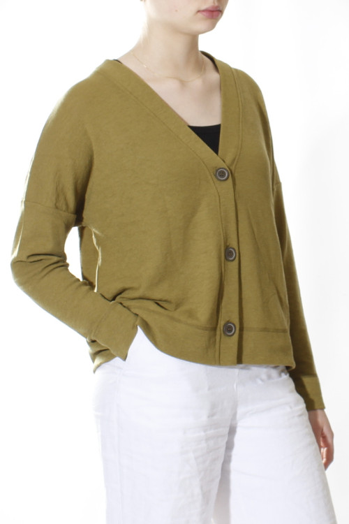 Klassisk cardigan med V-hals 8015 i farver