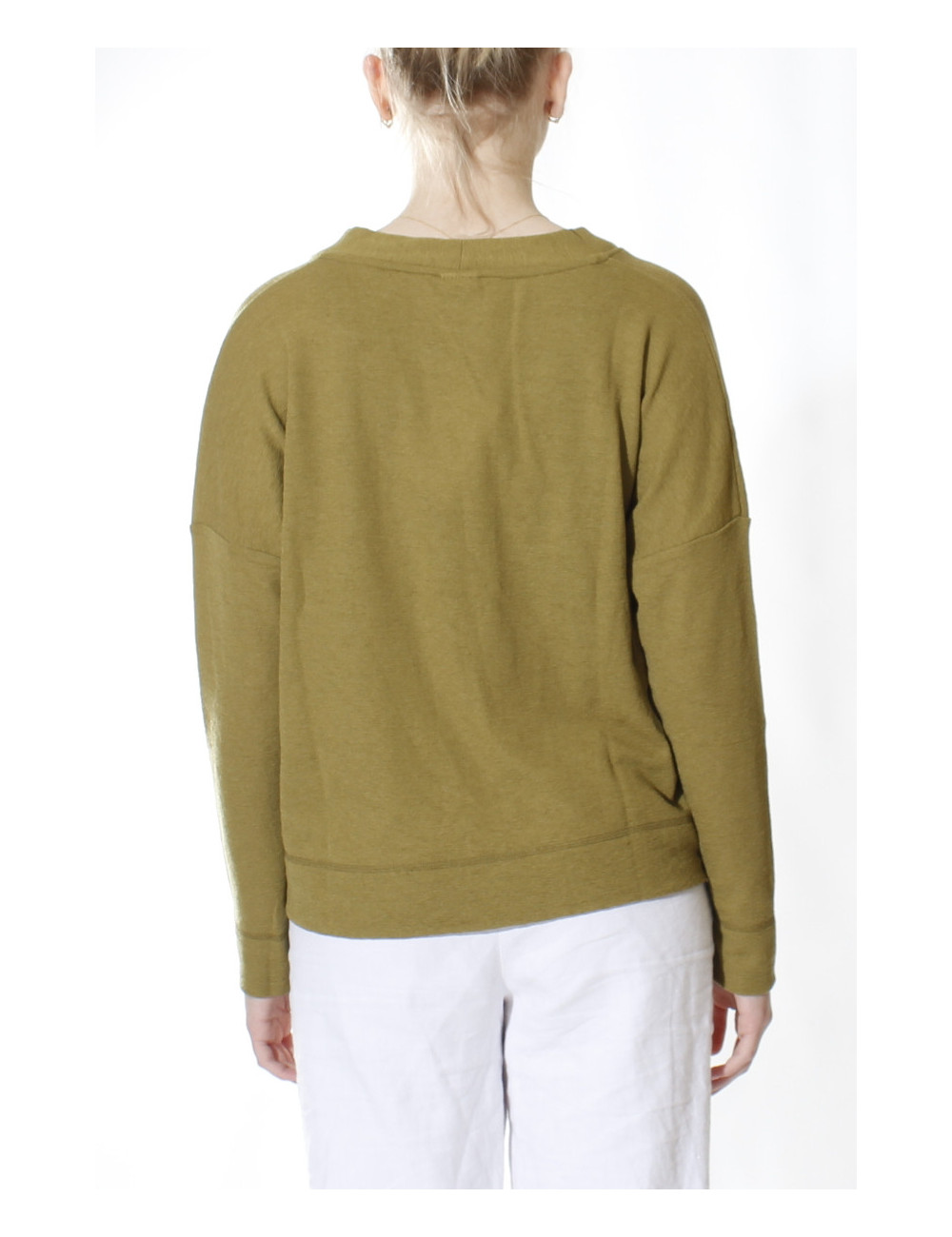 Klassisk cardigan med V-hals 8015 i farver