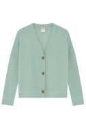 Klassisk cardigan med V-hals 8015 i farver