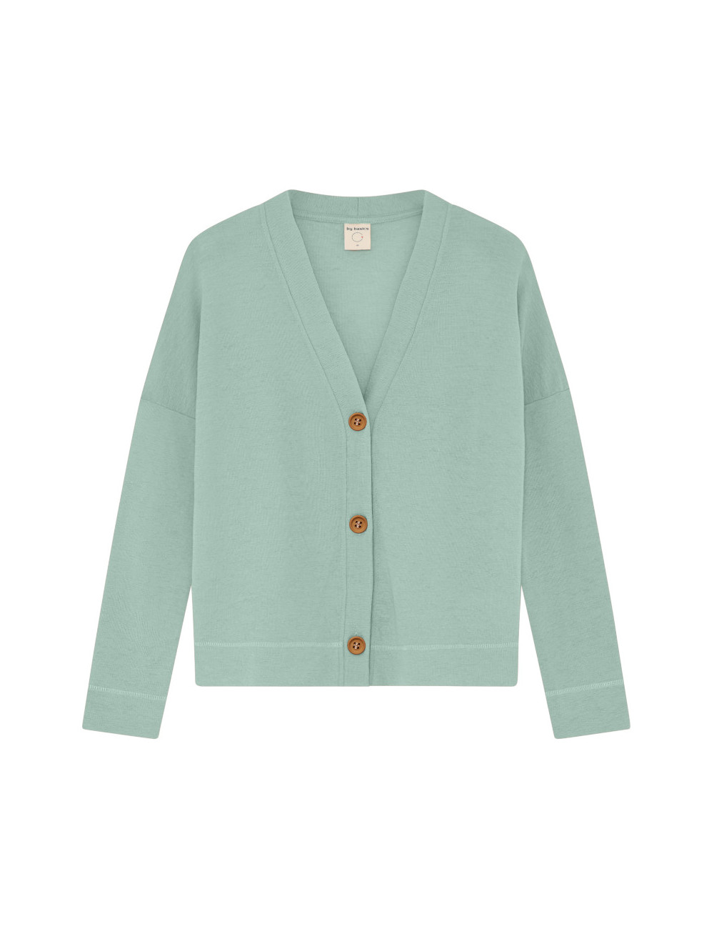 Klassisk cardigan med V-hals 8015 i farver