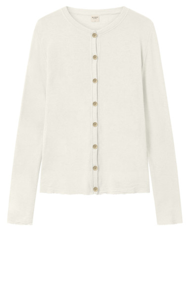 Klassisk cardigan med knapper 8007 i basis farver