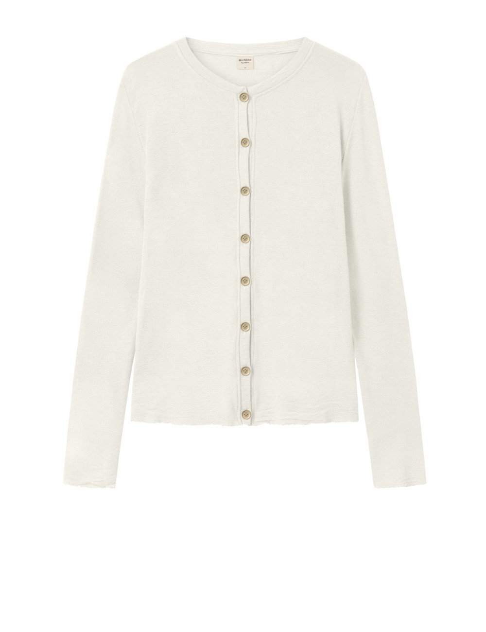 Klassisk cardigan med knapper 8007 i basis farver