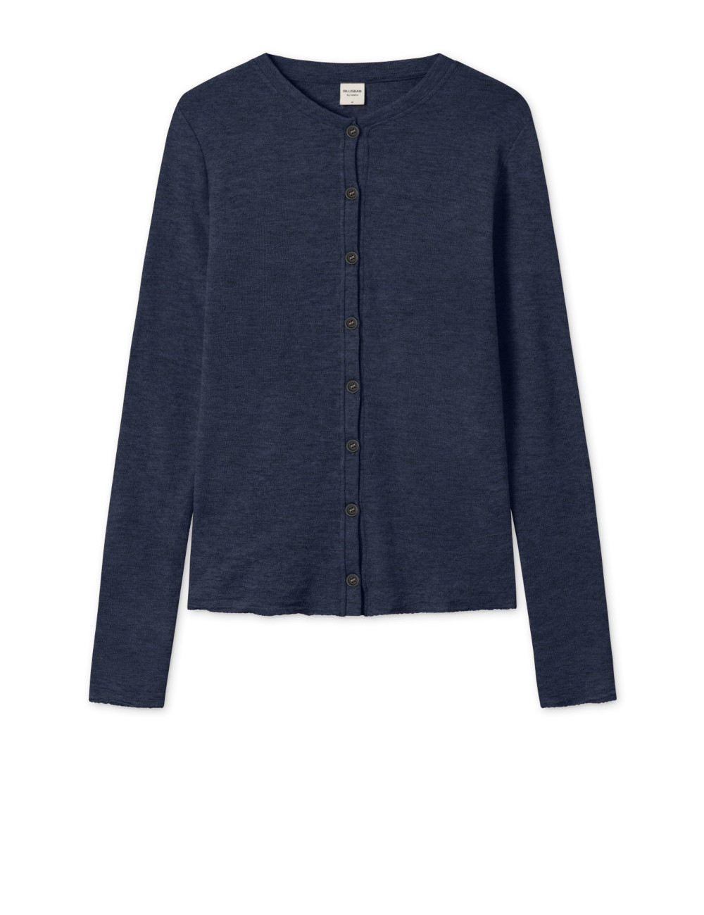 Klassisk cardigan med knapper 8007 i basis farver
