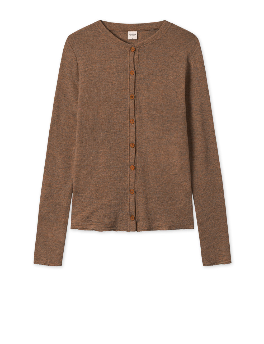 Klassisk cardigan med knapper 8007 i basis farver