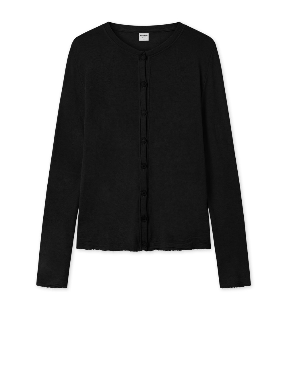 Klassisk cardigan med knapper 8007 i basis farver