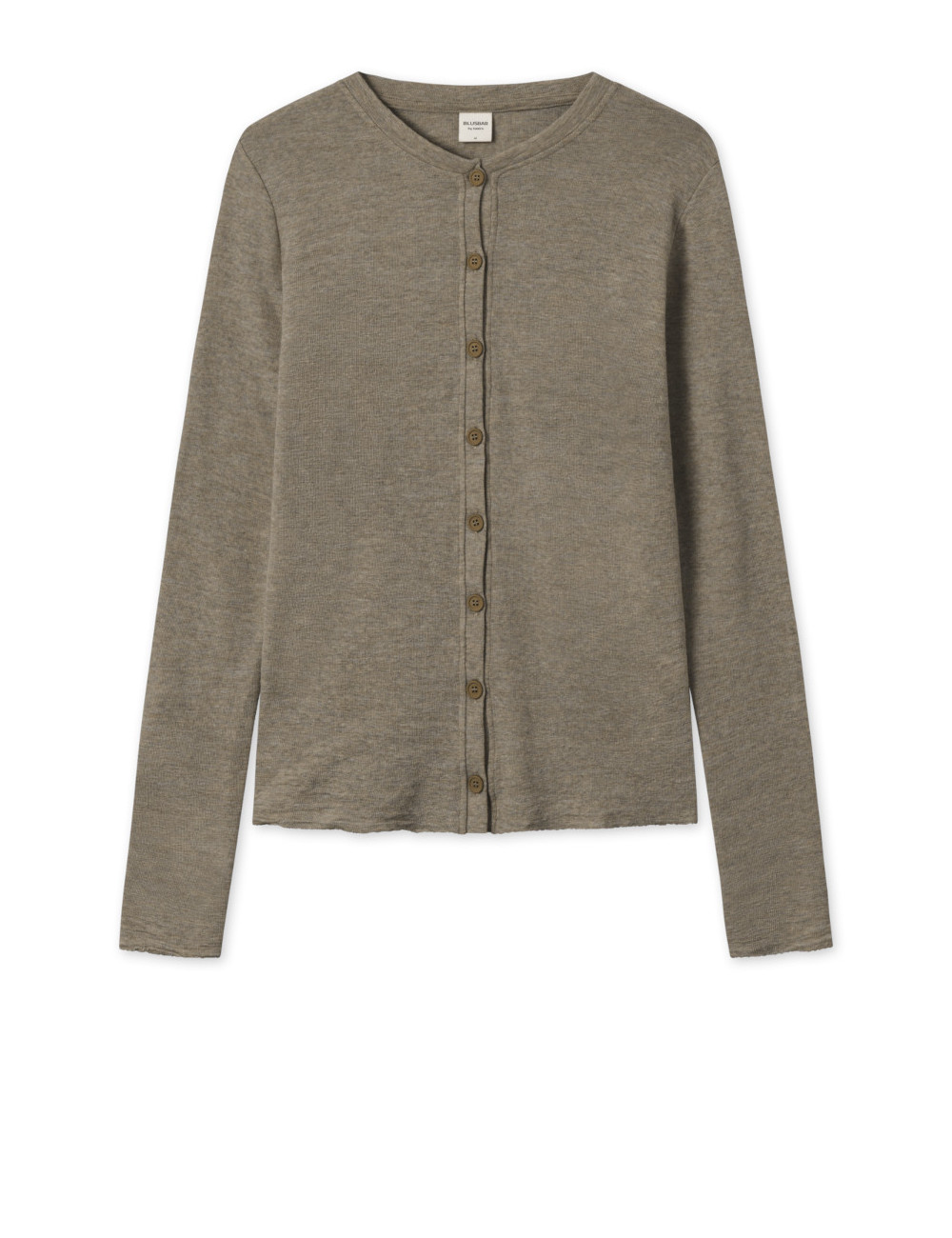 Klassisk cardigan med knapper 8007 i basis farver