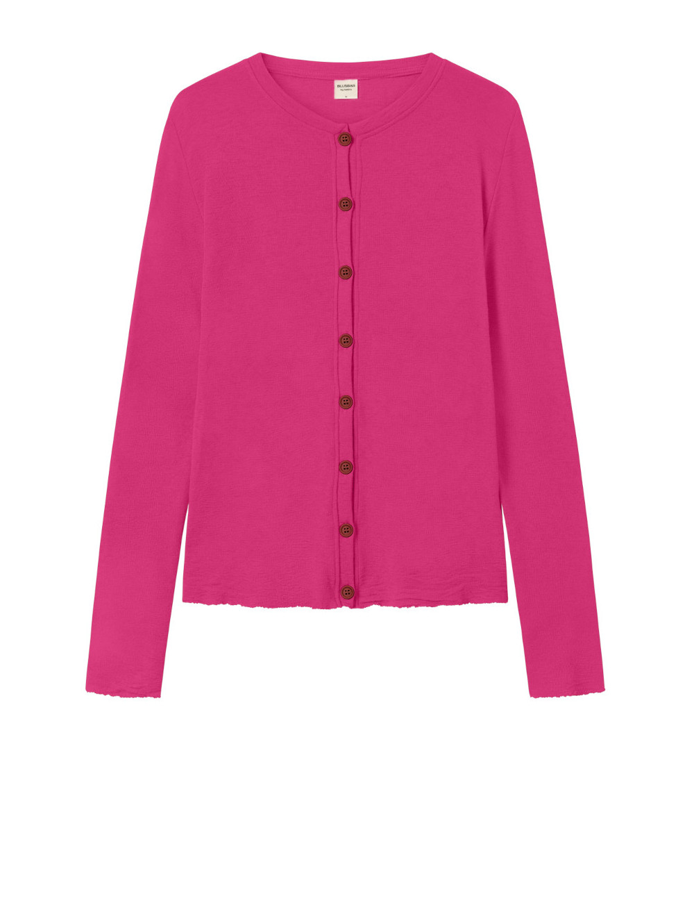 Klassisk cardigan med knapper 8007 i farver