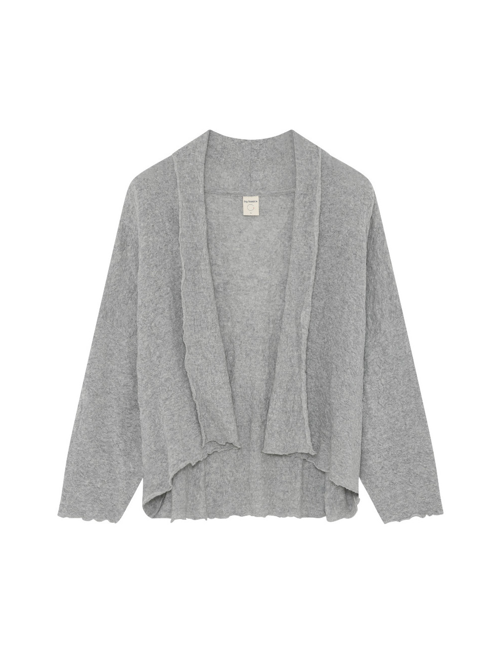 Kort cardigan i merino bobbel uld 8503 i basis farver