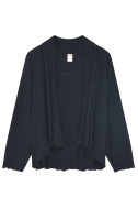 Kort cardigan i merino bobbel uld 8503 i basis farver
