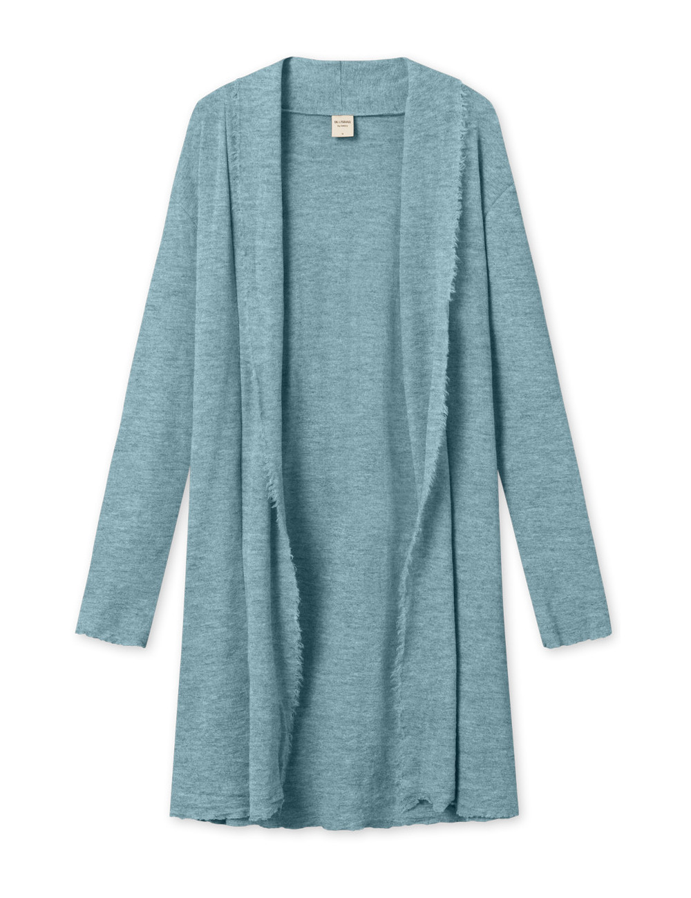 Mellem lang cardigan i merino uld 8003 i farver