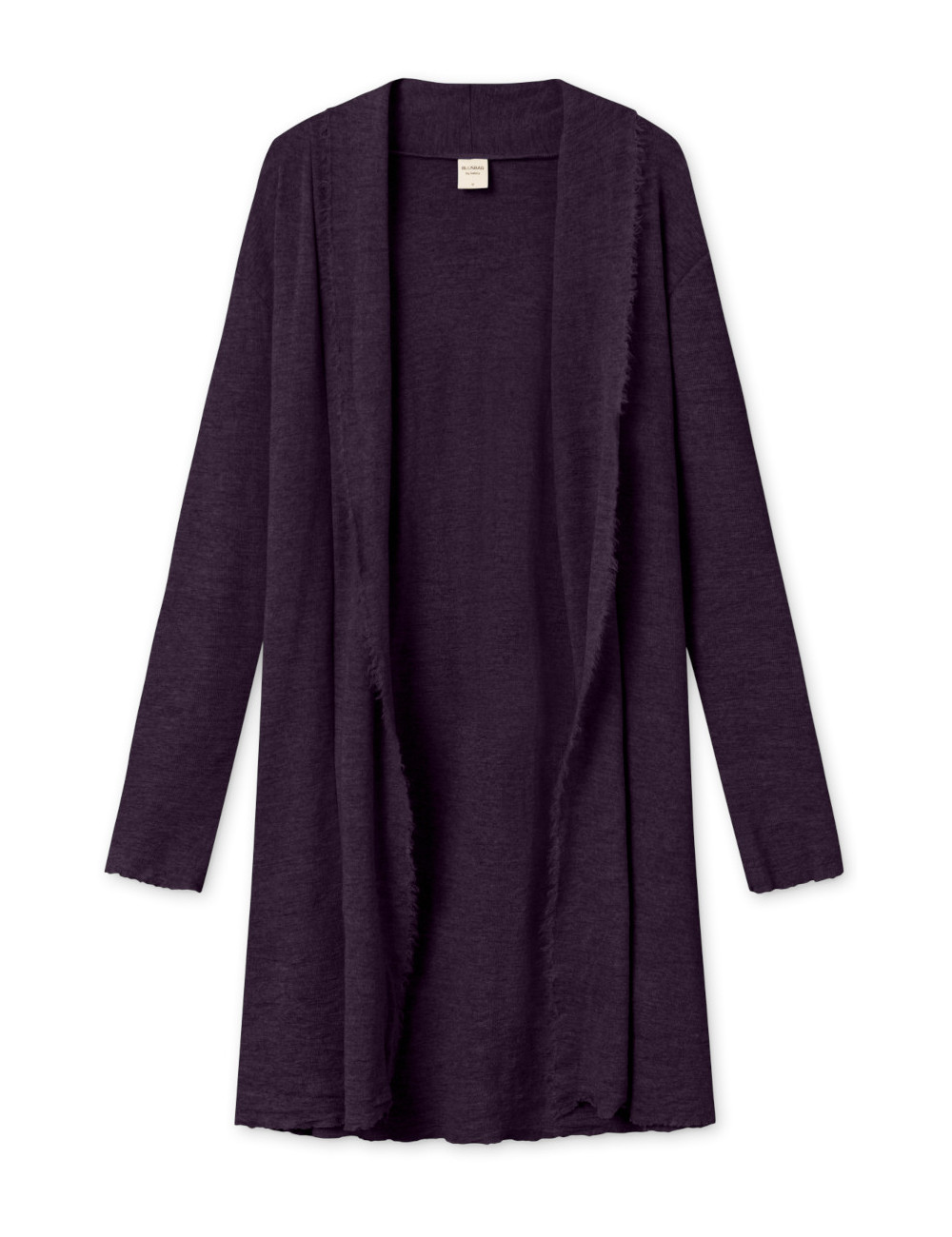 Mellem lang cardigan i merino uld 8003 i farver