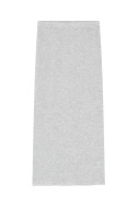 Ekstra lang rør nederdel i 100% merino uld 5005 i basis farver