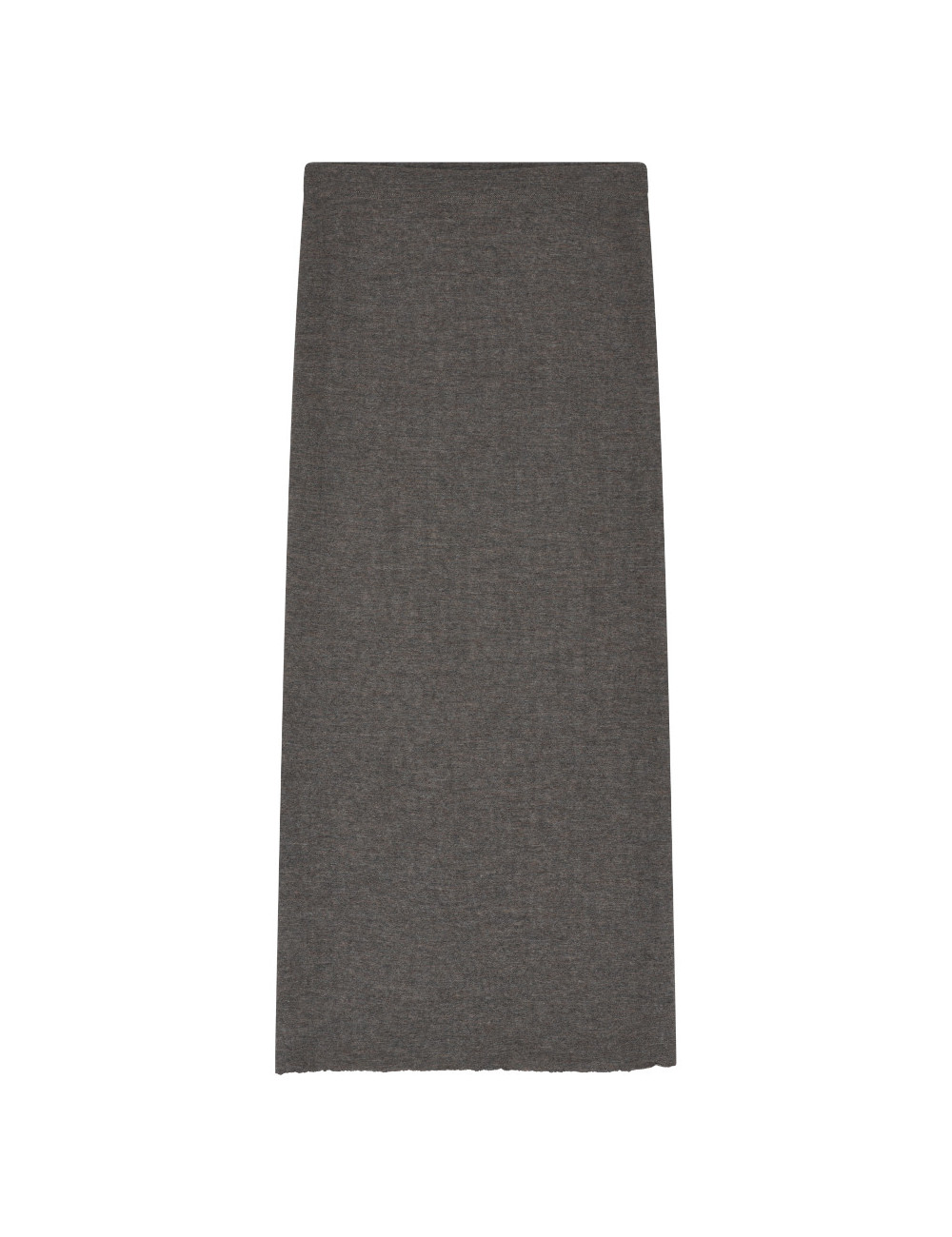 Ekstra lang rør nederdel i 100% merino uld 5005 i basis farver