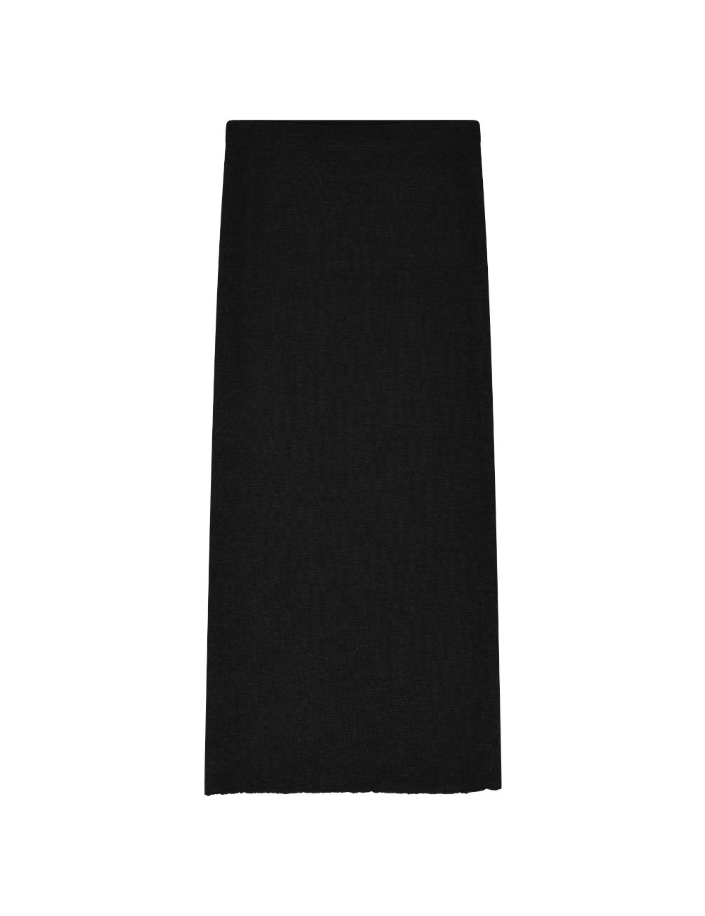 Ekstra lang rør nederdel i 100% merino uld 5005 i basis farver