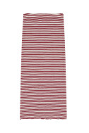 Ekstra lang rør nederdel i 100% merino uld 5005 i striber