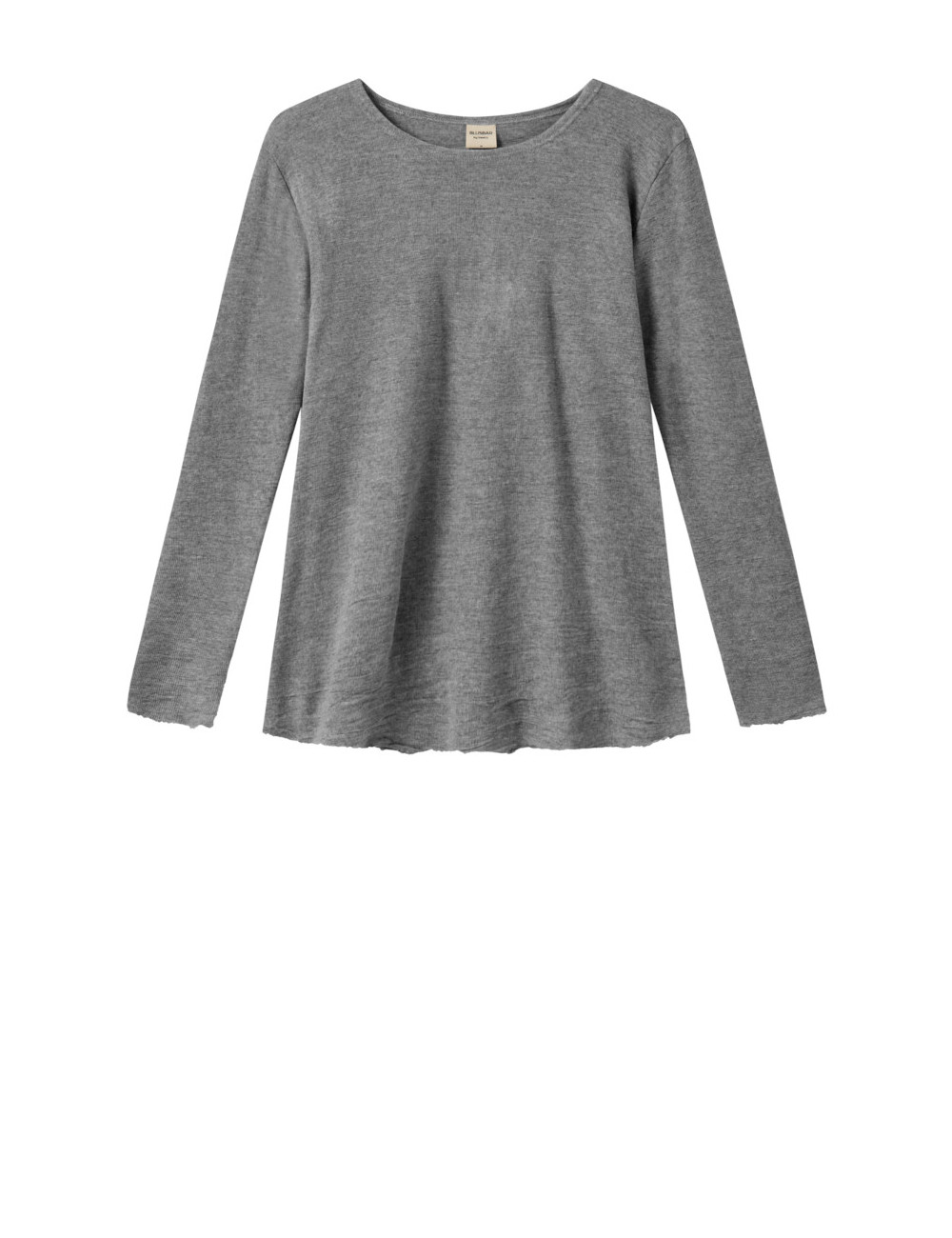 Merino uld bluse med A-facon 4012 i basis farver